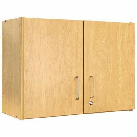 TOT MATE TM2313A.S2222 Maple 2-Level Laminate Wall Cabinet - 30'' x 14 1/2'' x 22 1/2'' 538TM2313MPA